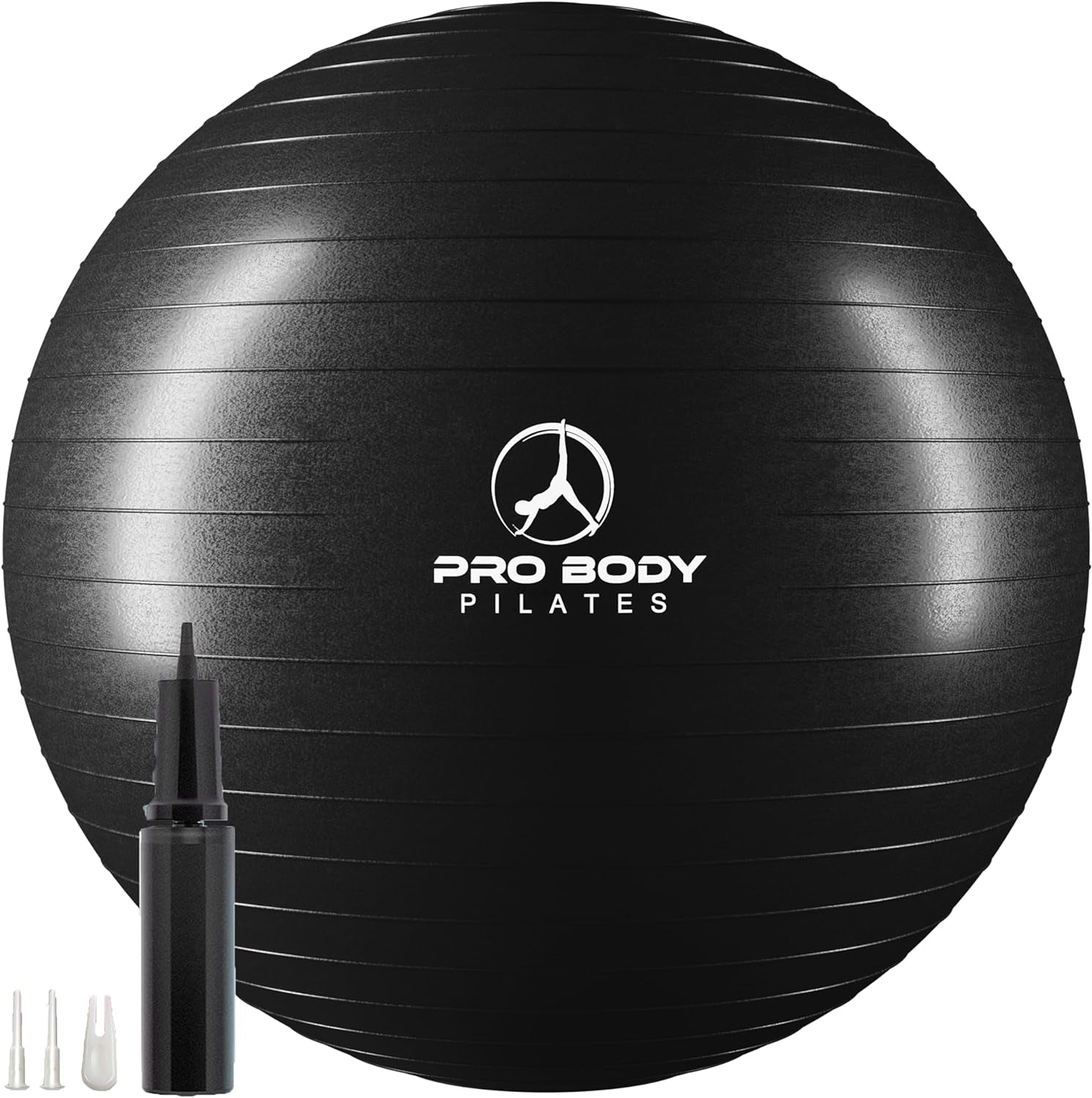 Exercise Ball - Premium Gym-Grade Balance Ball for Fitness, Yoga, Workouts, Pregnancy, and Physical Therapy in Various Sizes
