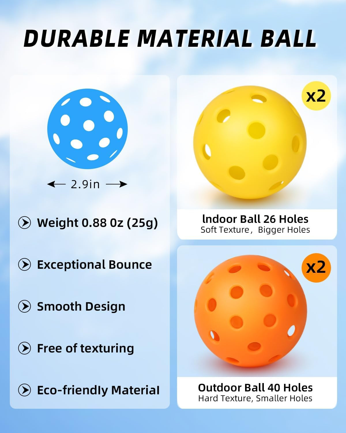 USAPA Approved Pickleball Set: 4 Paddles & 8 Balls, Fiberglass Rackets, Carry Bags for Beginners